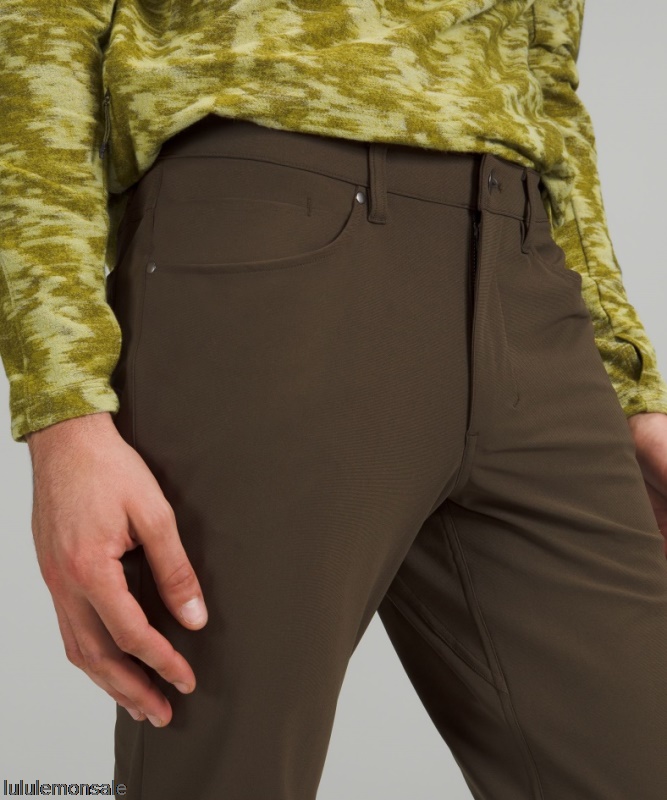 Lululemon Deutschland DELULU1057 | Lululemon Deutschland Dark Olive Abc Schmal Geschnittene Hose 32 Warpstreme